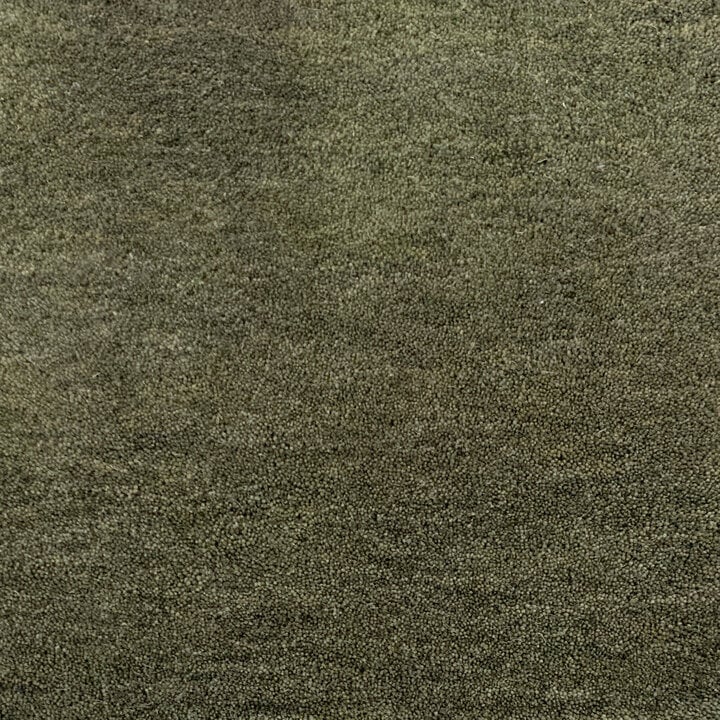 Wollteppich rund - Leone Grün - 2