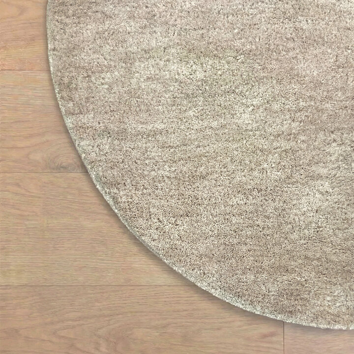 Wollteppich rund - Leone Weiß - 3