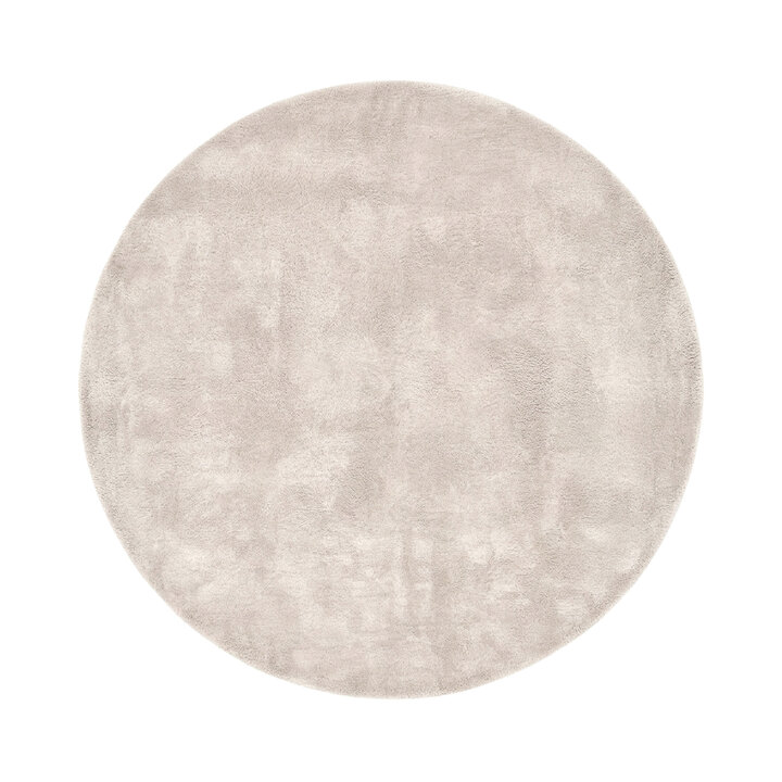 Wollteppich rund - Leone Weiß - 1