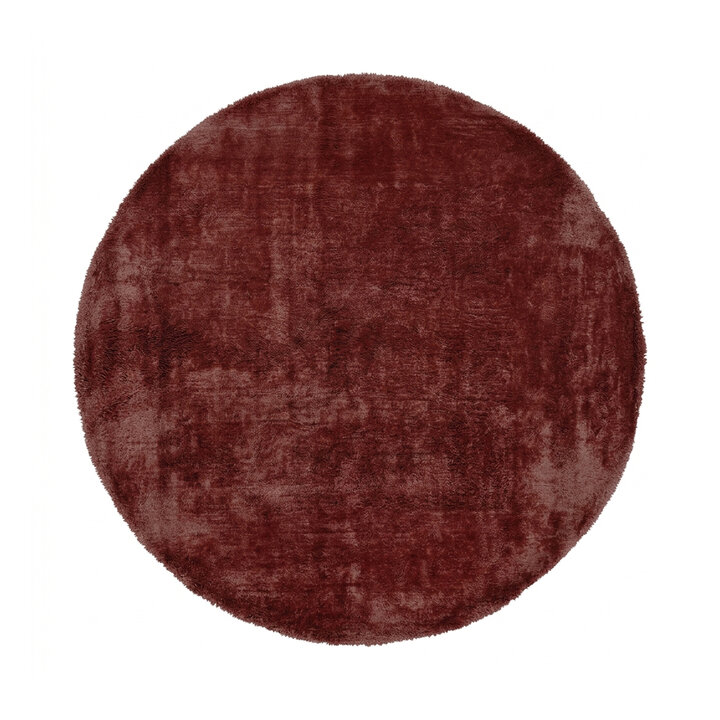 Wollteppich rund - Leone Rot - 1