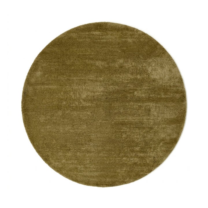 Wollteppich rund - Leone Olivgrün - 1