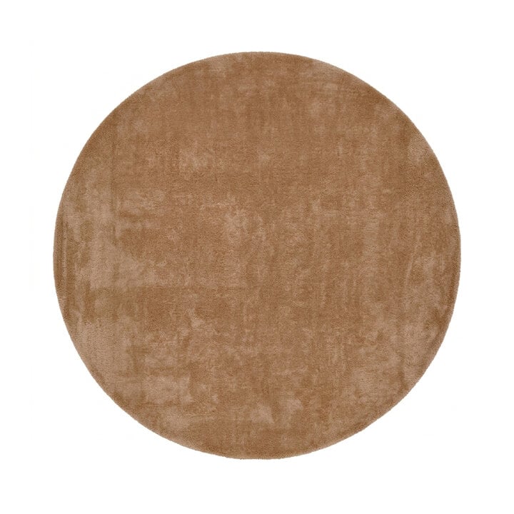 Wollteppich rund - Leone Braun - 1