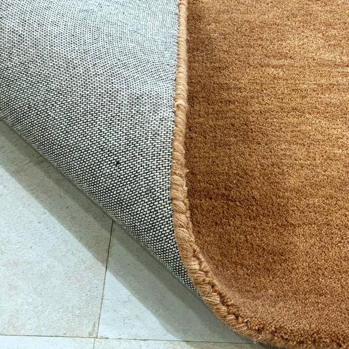 Wollteppich rund - Leone Braun - 5