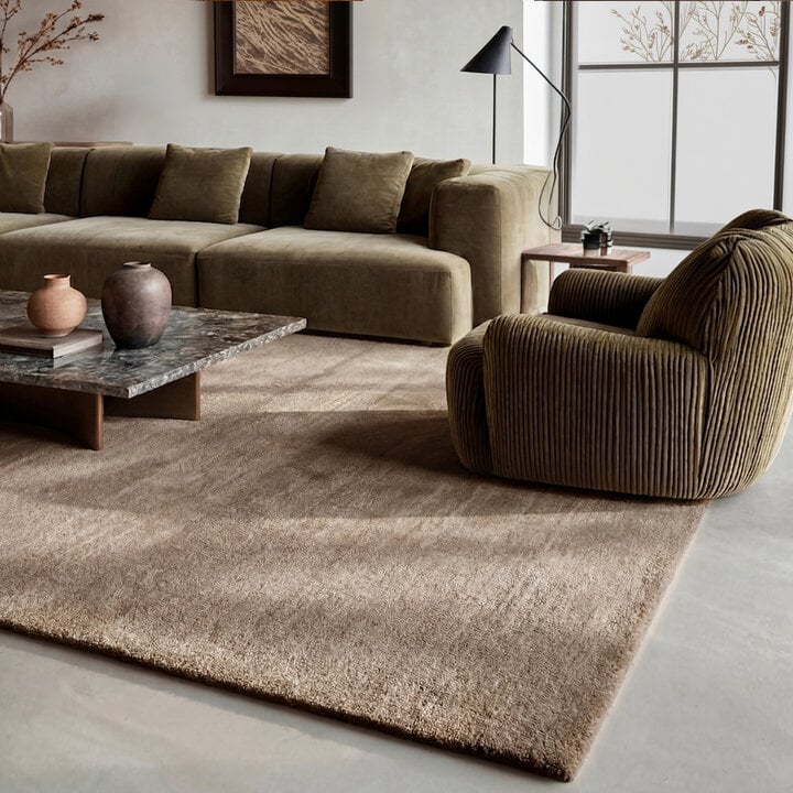 Wollteppich - Leone Taupe