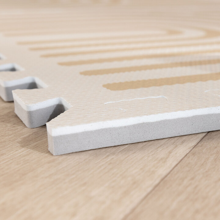 Puzzlematte - Alfie XL Grid Beige - 4