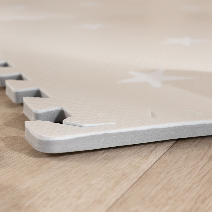 Puzzlematte - Alfie XL Stars Grau/Beige - 4