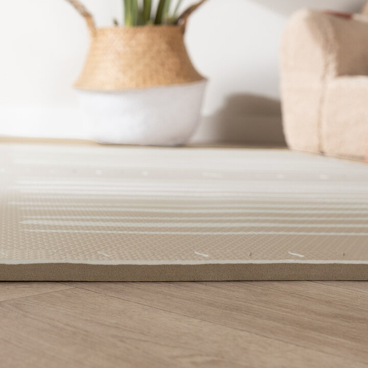 Puzzlematte - Alfie XL Stripes Grau/Beige - 2