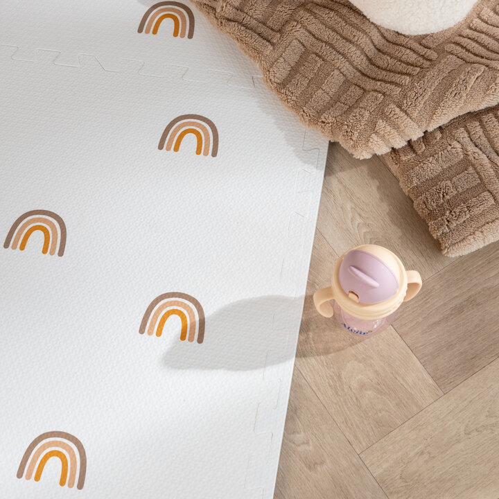 Puzzlematte - Alfie XL Rainbow Weiß - 1