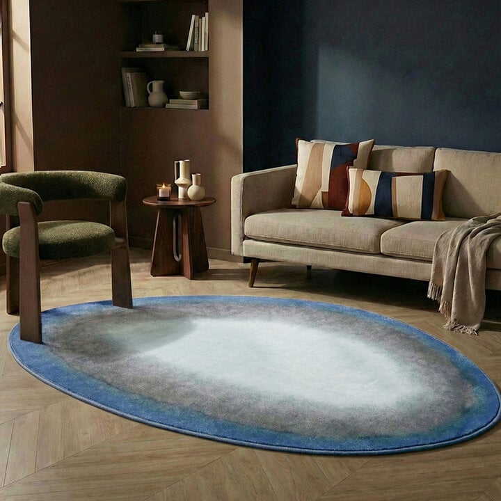 Teppich Organisch - Mellow Blau