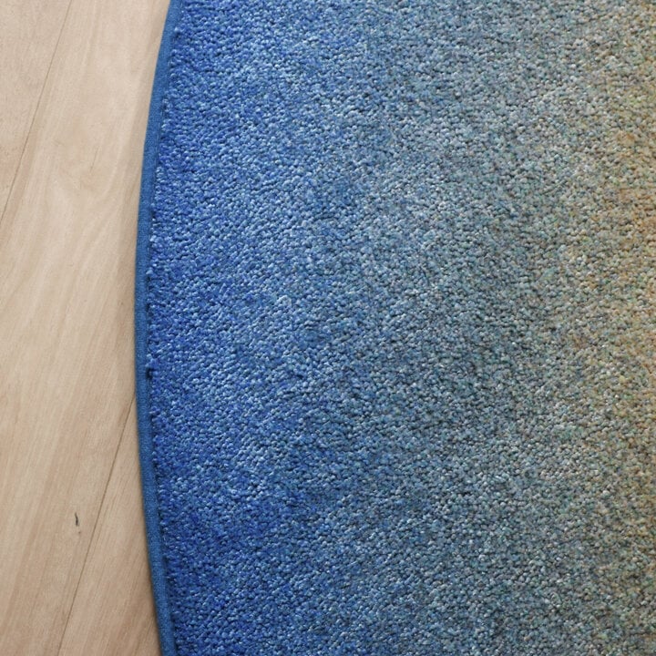 Teppich Organisch - Mellow Blau Gelb - 4