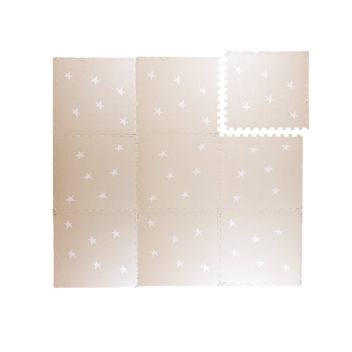 Puzzlematte - Alfie XL Stars Grau/Beige - 1