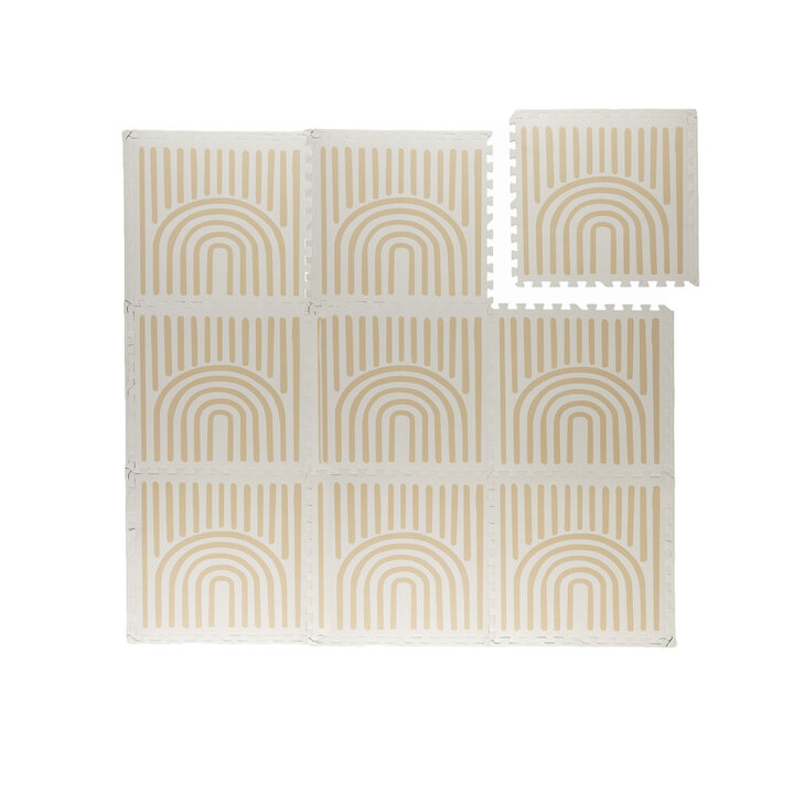 Puzzlematte - Alfie XL Grid Beige - 1