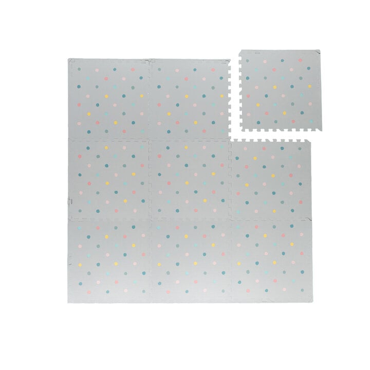 Puzzlematte - Alfie XL Dots Hellgrau - 1