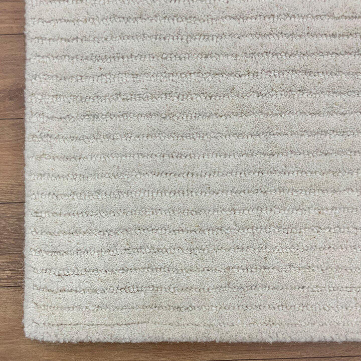 Kurzflor Teppich - Juliette Stripes Creme - 3