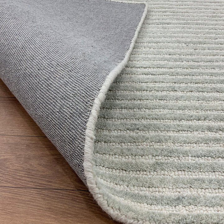 Kurzflor Teppich - Juliette Stripes Grün - 5