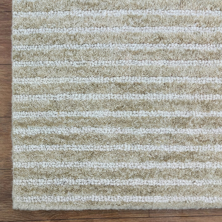 Kurzflor Teppich - Juliette Stripes Gold - 3