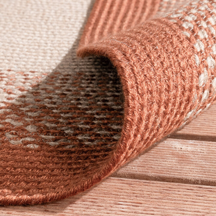 In- & Outdoor Teppich Rund - Florence Terracotta - 6