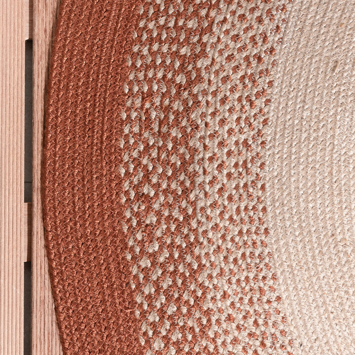 In- & Outdoor Teppich Rund - Florence Terracotta - 7