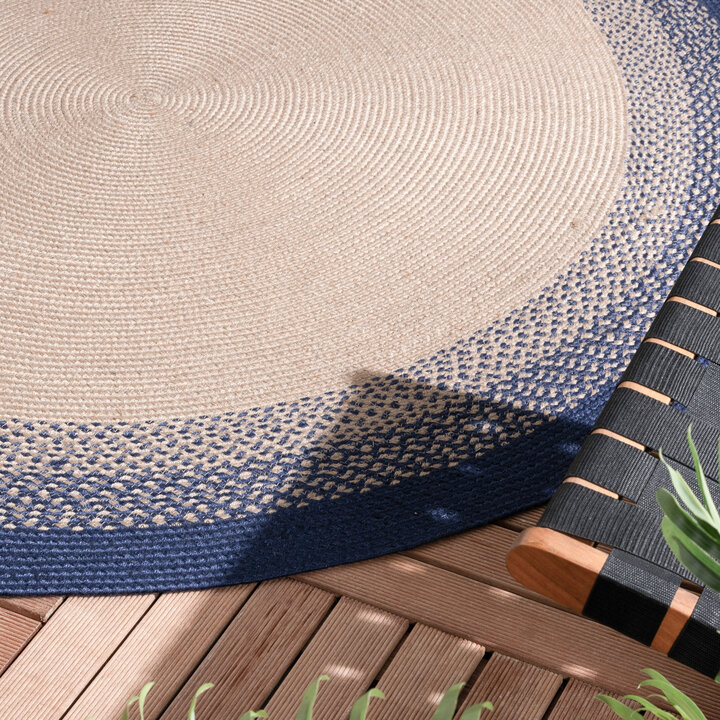In- & Outdoor Teppich Rund - Florence Blau - 2