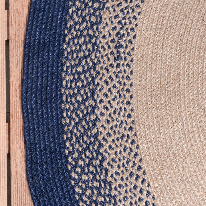 In- & Outdoor Teppich Rund - Florence Blau - 4