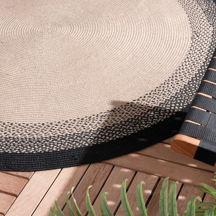 In- & Outdoor Teppich Rund - Florence Schwarz - 2