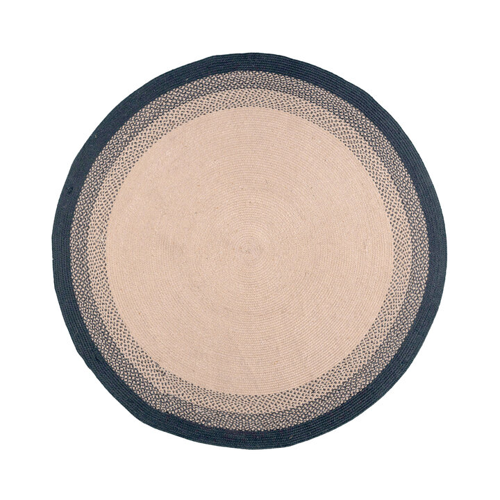 In- & Outdoor Teppich Rund - Florence Schwarz - 1