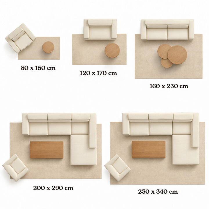 Wollteppich - Theodore Beige - 6