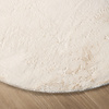 Flauschiger Teppich Oval - Cozy Creme - thumbnail 4