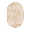 Flauschiger Teppich Oval - Cozy Creme - thumbnail 1