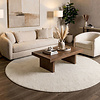 Berberteppich Rund - Aicha Beige - thumbnail