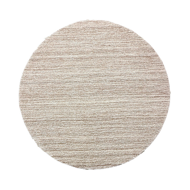 Wollteppich Rund - Pedro Taupe Meliert - 1
