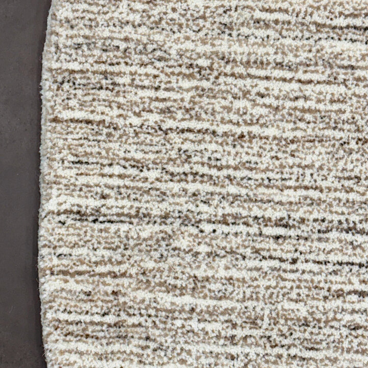 Wollteppich Rund - Pedro Taupe Meliert - 3