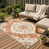 Vintage Gartenteppich - Santo Mandala Terrakotta - thumbnail