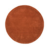 Wollteppich Rund - Isara Border Terracotta - thumbnail 1