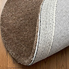 Wollteppich Rund - Isara Border Braun - thumbnail 5