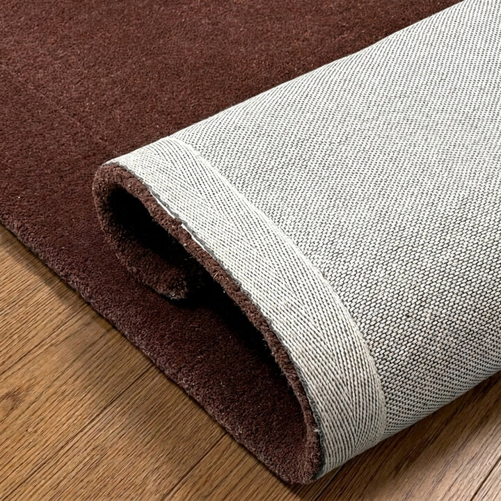 Wollteppich - Isara Border Dunkelbraun - 5