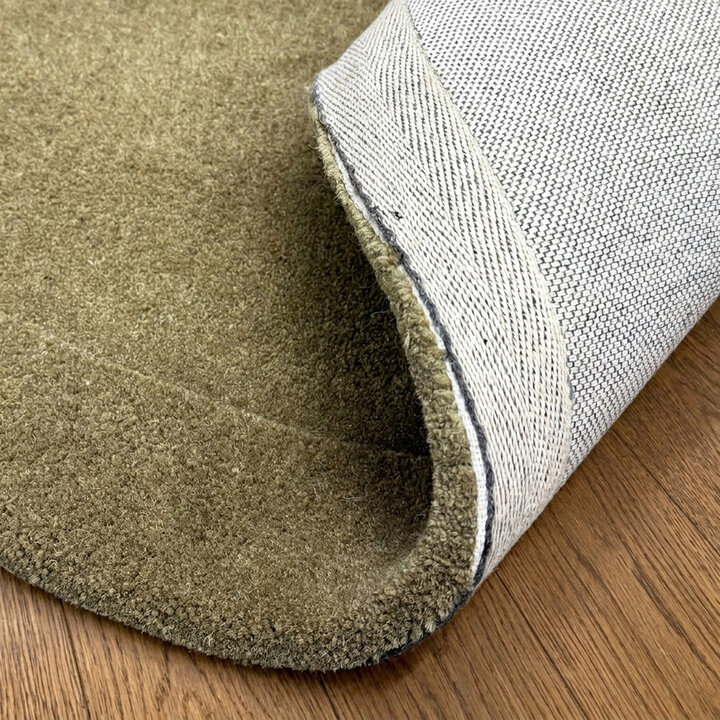 Teppich Organisch - Isara Border Olivgrün - 5