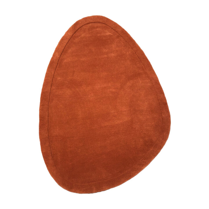 Teppich Organisch - Isara Border Terracotta - 1