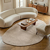 Teppich Organisch - Isara Border Creme - thumbnail