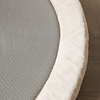 Waschbare Spielmatte Rund - Flo Beige - thumbnail 5