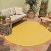 In- & Outdoor Teppich Rund - Costa Ockergelb - thumbnail