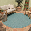 In- & Outdoor Teppich Rund - Costa Türkis - thumbnail