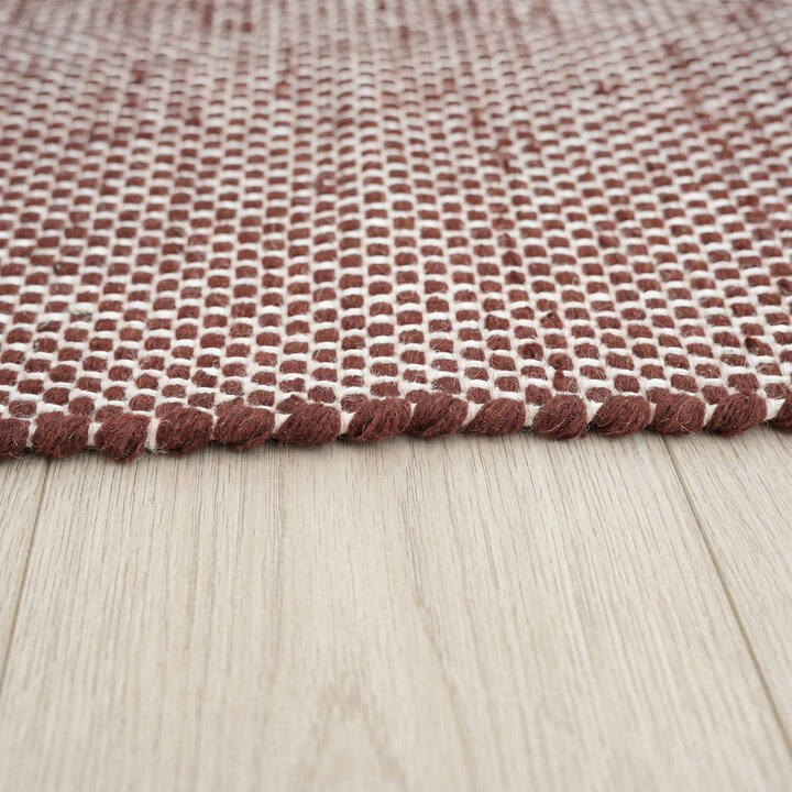 Wollteppich - Bliss  Rot - 4