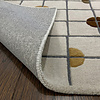 Geometrischer Teppich - Brunello Circles Gelb - thumbnail 5