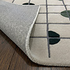 Geometrischer Teppich - Brunello Circles Grün - thumbnail 5