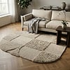 Teppich Organisch - Odette Shapes Taupe - thumbnail