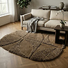 Teppich Organisch - Odette Curves Braun  - thumbnail