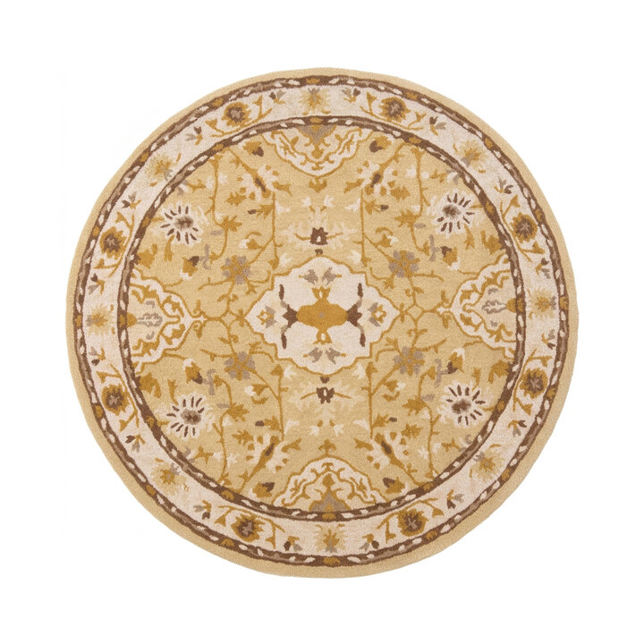 Teppich Vintage Rund - Valentina Creme - 1