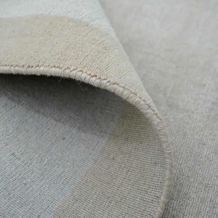 Kurzflor Teppich - Lucien Border Beige - 5
