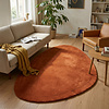 Teppich Organisch - Isara Border Terracotta - thumbnail